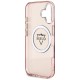 Guess IML Metal Mountain Logo MagSafe iPhone 16 Case - Pink Guess IML Metal Mountain Logo MagSafe iPhone 16 Case - Pink