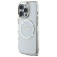 Guess IML Metal Colored Circle Classic Logo MagSafe case for iPhone 16 Pro - white Guess IML Metal Colored Circle Classic Logo MagSafe case for iPhone 16 Pro - white