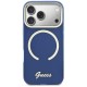 Guess IML Script Metal MagSafe Case for iPhone 17 Pro Max - Blue Guess IML Script Metal MagSafe Case for iPhone 17 Pro Max - Blue