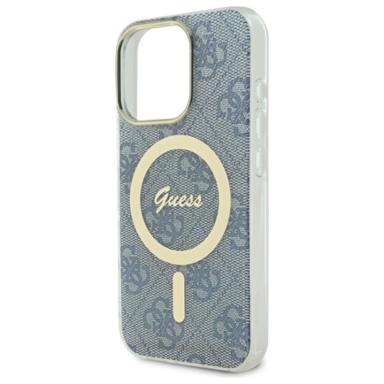 Guess IML 4G MagSafe Case for iPhone 16 Pro Max - Blue Guess IML 4G MagSafe Case for iPhone 16 Pro Max - Blue