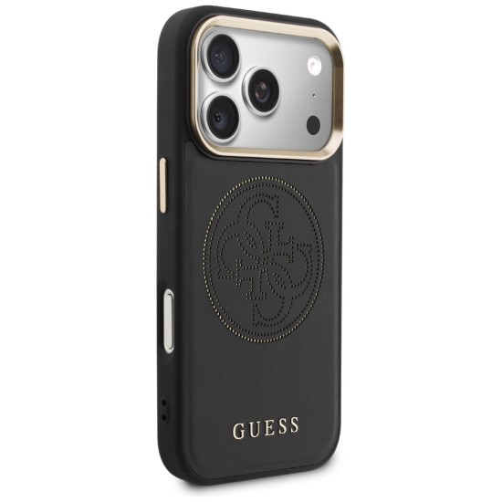 Guess Perforated 4G MagSafe case for iPhone 17 Pro Max - black Guess Perforated 4G MagSafe case for iPhone 17 Pro Max - black