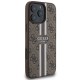 Guess 4G Printed Stripes MagSafe Case for iPhone 16 Pro Max - Brown Guess 4G Printed Stripes MagSafe Case for iPhone 16 Pro Max - Brown