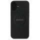 Guess Saffiano Classic Logo MagSafe case for iPhone 16 - black Guess Saffiano Classic Logo MagSafe case for iPhone 16 - black