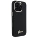 Guess Silicone Script Metal Logo & Frame Case for iPhone 16 Pro - Black Guess Silicone Script Metal Logo & Frame Case for iPhone 16 Pro - Black
