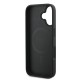 Guess Peony Script MagSafe iPhone 16 Plus Case - Black