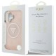 Guess IML Metal Glitter 4G Circle Triangle MagSafe case for iPhone 16 - pink Guess IML Metal Glitter 4G Circle Triangle MagSafe case for iPhone 16 - pink