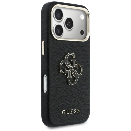 Guess FW Resin Logo Case for iPhone 17 Pro - Black Guess FW Resin Logo Case for iPhone 17 Pro - Black