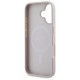 Guess Saffiano Peony Classic Logo MagSafe iPhone 16 Case - Pink Guess Saffiano Peony Classic Logo MagSafe iPhone 16 Case - Pink