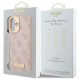Guess 4G Logo Plate MagSafe iPhone 16 Case - Pink Guess 4G Logo Plate MagSafe iPhone 16 Case - Pink