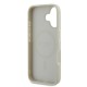 Guess Peony Script Logo MagSafe iPhone 16 Case - White Guess Peony Script Logo MagSafe iPhone 16 Case - White