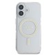 Guess IML Glitter Circle MagSafe iPhone 16 Case - Clear Guess IML Glitter Circle MagSafe iPhone 16 Case - Clear