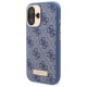 Guess 4G Logo Plate MagSafe Case for iPhone 16 Plus - Blue Guess 4G Logo Plate MagSafe Case for iPhone 16 Plus - Blue