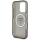 Guess IML Metal Mountain Logo MagSafe iPhone 16 Pro Max Case - Black Guess IML Metal Mountain Logo MagSafe iPhone 16 Pro Max Case - Black