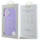 Guess Saffiano Peony Classic Logo MagSafena iPhone 16 Plus Case - Purple Guess Saffiano Peony Classic Logo MagSafena iPhone 16 Plus Case - Purple