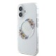 Guess IML Flowers Wreath MagSafe iPhone 16 Plus Case - Clear Guess IML Flowers Wreath MagSafe iPhone 16 Plus Case - Clear