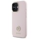 Guess Silicone Logo Strass 4G case for iPhone 16 - light pink Guess Silicone Logo Strass 4G case for iPhone 16 - light pink