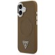 Guess Triangle Logo MagSafe case for iPhone 17 - brown Guess Triangle Logo MagSafe case for iPhone 17 - brown
