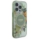 Guess IML Flower &amp;amp; Tonal Circle MagSafe case for iPhone 16 Pro - green