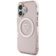 Guess IML Metal Mountain Logo MagSafe iPhone 16 Case - Pink Guess IML Metal Mountain Logo MagSafe iPhone 16 Case - Pink
