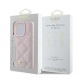 Guess Quilted Metal Logo iPhone 16 Pro Case - Pink Guess Quilted Metal Logo iPhone 16 Pro Case - Pink
