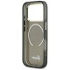 Guess IML Script Metal MagSafe Case for iPhone 17 Pro Max - Black