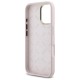 Guess Silicone Logo Strass 4G case for iPhone 16 - light pink Guess Silicone Logo Strass 4G case for iPhone 16 - light pink