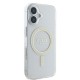 Guess IML Glitter Circle MagSafe iPhone 16 Case - Clear Guess IML Glitter Circle MagSafe iPhone 16 Case - Clear