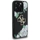 Guess Grained Roses Big 4G logo case for iPhone 16 Pro Max - black Guess Grained Roses Big 4G logo case for iPhone 16 Pro Max - black