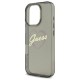 Guess IML Heart Case for iPhone 16 Pro - Black