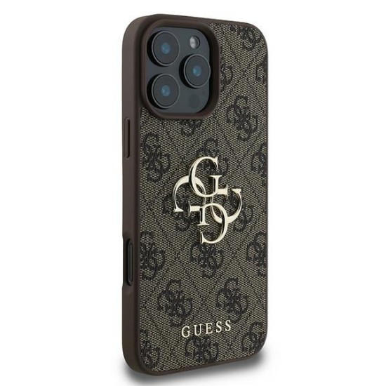 Guess 4G Big Logo Case for iPhone 16 Pro - Brown Guess 4G Big Logo Case for iPhone 16 Pro - Brown