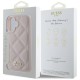 Guess Quilted Metal Logo iPhone 16 Case - Pink Guess Quilted Metal Logo iPhone 16 Case - Pink