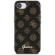 Guess Peony Script Logo MagSafe iPhone 16e Case Black