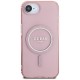 Guess IML Glitter Circle MagSafe case for iPhone 16e - pink Guess IML Glitter Circle MagSafe case for iPhone 16e - pink