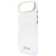 Guess IML Script Metal MagSafe Case for iPhone Air - Clear