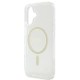 Guess IML Glitter Circle MagSafe iPhone 16 Case - Clear Guess IML Glitter Circle MagSafe iPhone 16 Case - Clear
