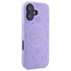 Guess Saffiano Peony Classic Logo MagSafe iPhone 16 Case - Purple Guess Saffiano Peony Classic Logo MagSafe iPhone 16 Case - Purple