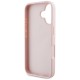 Guess Grained Roses Big 4G logo iPhone 16 case - pink Guess Grained Roses Big 4G logo iPhone 16 case - pink