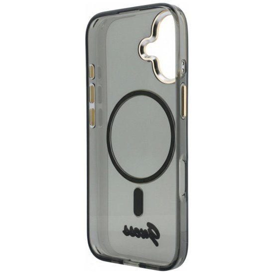 Guess IML Script Metal MagSafe Case for iPhone 17 - Black Guess IML Script Metal MagSafe Case for iPhone 17 - Black