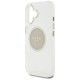 Guess IML Metal Colored Circle Classic Logo MagSafe case for iPhone 16 - gray Guess IML Metal Colored Circle Classic Logo MagSafe case for iPhone 16 - gray