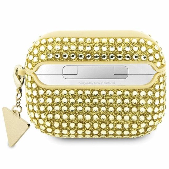 Guess Rhinestone Triangle AirPods Pro Case - Gold Guess Rhinestone Triangle AirPods Pro Case - Gold