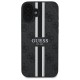 Guess 4G Printed Stripes MagSafe case for iPhone 16 - black Guess 4G Printed Stripes MagSafe case for iPhone 16 - black