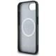 Guess IML Metal Glitter 4G Circle Triangle MagSafe Case for iPhone 16e - Black Guess IML Metal Glitter 4G Circle Triangle MagSafe Case for iPhone 16e - Black