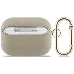 Guess Grained Classic Logo Hook case for AirPods Pro 3 - gold Guess Grained Classic Logo Hook case for AirPods Pro 3 - gold