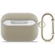 Guess Grained Classic Logo Hook case for AirPods Pro 3 - gold Guess Grained Classic Logo Hook case for AirPods Pro 3 - gold