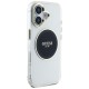 Guess IML Metal Colored Circle Classic Logo MagSafe case for iPhone 16 - black Guess IML Metal Colored Circle Classic Logo MagSafe case for iPhone 16 - black