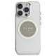 Guess IML Metal Colored Circle Classic Logo MagSafe case for iPhone 16 Pro - gray Guess IML Metal Colored Circle Classic Logo MagSafe case for iPhone 16 Pro - gray