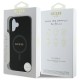 Guess Saffiano Classic Logo MagSafe case for iPhone 16 - black Guess Saffiano Classic Logo MagSafe case for iPhone 16 - black