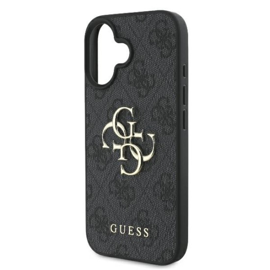 Guess 4G Big Logo Case for iPhone 16 - Black Guess 4G Big Logo Case for iPhone 16 - Black