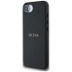 Guess PU Grained Classic Logo case with MagSafe for iPhone 16e - black Guess PU Grained Classic Logo case with MagSafe for iPhone 16e - black