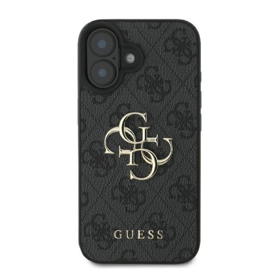 Guess 4G Big Logo Case for iPhone 16 - Black Guess 4G Big Logo Case for iPhone 16 - Black